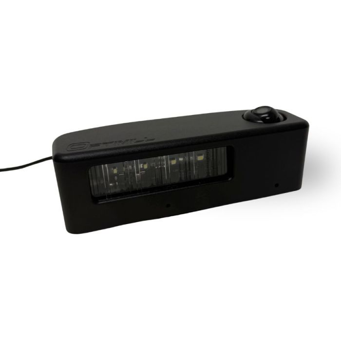 Number Plate Light with high quality camera in SATIN Black (2 years warranty)