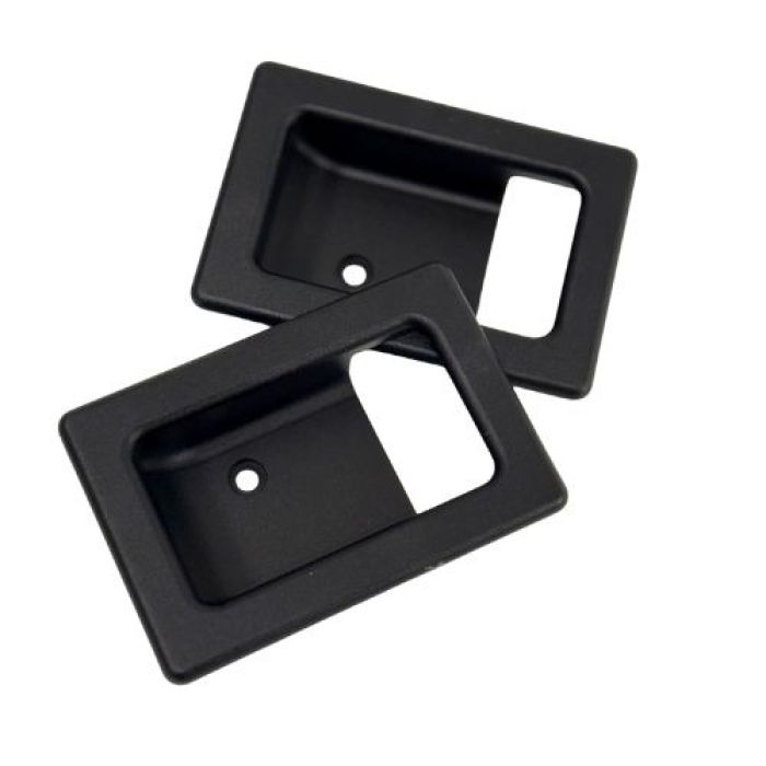 Door Lever Surrounds in SATIN Black