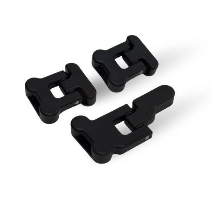 Rear Door Hinges (set of 3) in SATIN Black