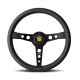 Momo Prototipo Heritage Black Spoke Steering Wheel