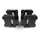 Front Hinges 90 in Satin Black (Set of 4)